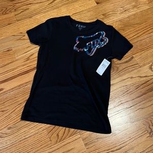 A medium FOX t-shirt with cool design on front